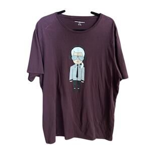 Karl Lagerfeld Paris Men's sz XL Ikonik Karl Graphic TShirt